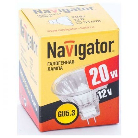 Лампа Navigator MR16 GU5.3 12V 20W NH-MR16-20-12-GU5.3