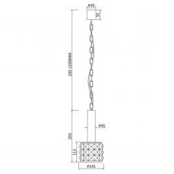 Подвесной светильник Maytoni Rock Me MOD027PL-01BS