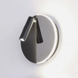 Настенный светодиодный светильник Drom LED Elektrostandard 40105/LED чёрный/чёрный жемчуг