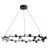 Подвесная светодиодная люстра Arte Lamp Dexter A3619SP-30BK