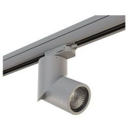 Трековый трехфазный светильник A3T051019 серый Illumo F Lightstar