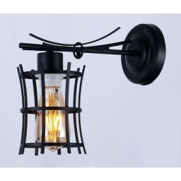 Бра Linvel LB 9283/1 Ванкувер Черный (LINVEL LB 9283/1 Ванкувер Черный E27 60W 270х120х240)