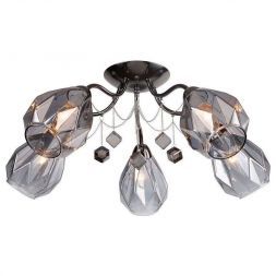 Люстра Linvel LV 9298/5 Макензи Черный хром