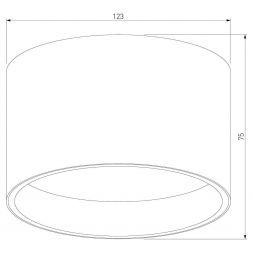 Накладной акцентный светильник черный 25123/LED Banti 13Вт 4200K Elektrostandard