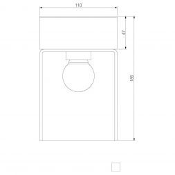 Светильник садово-парковый Elektrostandard Atrani черный (35085/F)