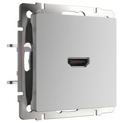 Розетка HDMI Werkel W1186006 серебро (WL06-60-11)