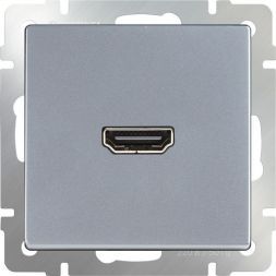 Розетка HDMI Werkel W1186006 серебро (WL06-60-11)