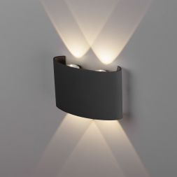 Уличный светильник Elektrostandard 1555 TECHNO LED TWINKY DOUBLE черный