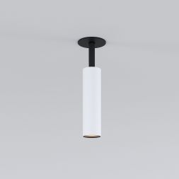 Diffe светильник встраиваемый белый/черный 8W 4200K 25040/LED Elektrostandard
