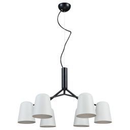 Подвесная люстра Crystal Lux ENRIQUE SP6 BLACK/WHITE (CRYSTAL-LUX ENRIQUE SP6 BLACK/WHITE) Подвесная люстра Crystal Lux ENRIQUE SP6 BLACK/WHITE (CRYSTAL-LUX ENRIQUE SP6 BLACK/WHITE)