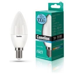 Светодиодная лампа Camelion LED12-C35/845/E14