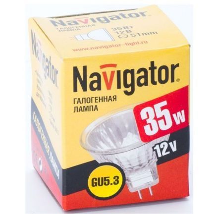 Лампа Navigator MR16 GU5.3 12V 35W NH-MR16-35-12-GU5.3