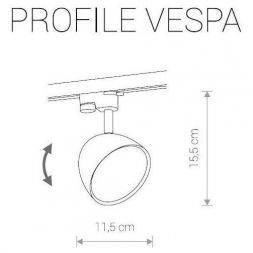 Трековый светильник Nowodvorski Profile Vespa 9323