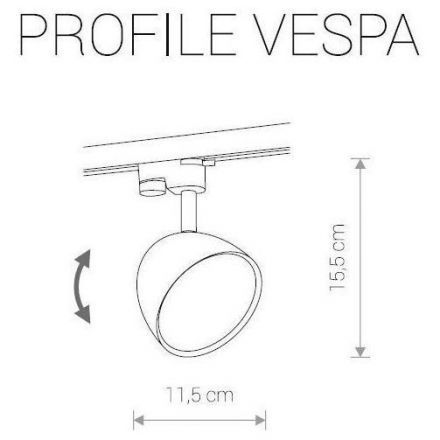 Трековый светильник Nowodvorski Profile Vespa 9323