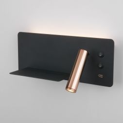 Настенный светодиодный светильник Elektrostandard Fant L LED чёрный/золото (MRL LED 1113)