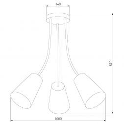 Потолочный светильник TK Lighting 1711