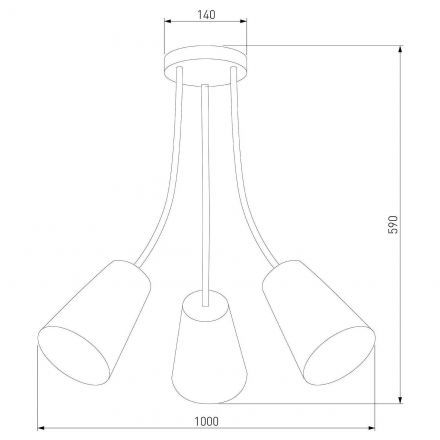 Потолочный светильник TK Lighting 1711