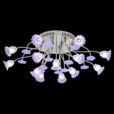 Люстра Linvel LV 8541/13 Хром/LED красный+синий/смена цвета