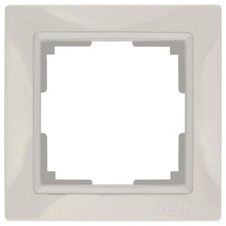 Рамка 1-местная Werkel W0012003 слоновая кость basic (WL03-Frame-01)