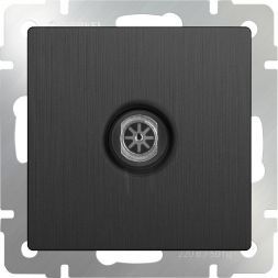 ТВ-розетка оконечная Werkel W1183004 графит рифленый (WL04-TV)