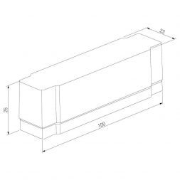 Flat Magnetic Короб для сетевого шнура (черный) Elektrostandard 85131/00