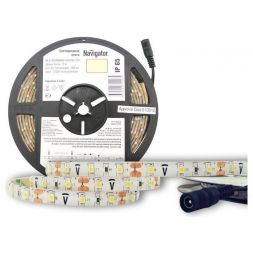 Светодиодная лента Navigator 71 403 NLS-3528WW60-4.8-IP65-12V R5