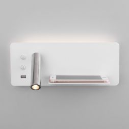 Настенный светодиодный светильник Elektrostandard Fant R LED белый/хром (MRL LED 1113)