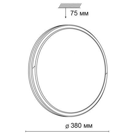 Настенно-потолочный светодиодный светильник Сонекс Kepa 3057/DL
