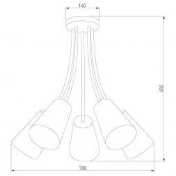 Потолочный светильник TK Lighting 1712 Wire Kids
