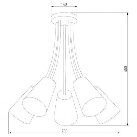 Потолочный светильник TK Lighting 1712 Wire Kids