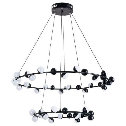 Подвесная светодиодная люстра Arte Lamp Dexter A3619SP-48BK