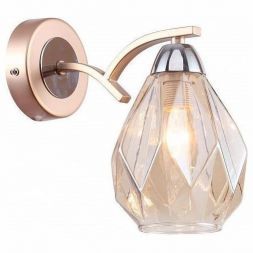 Бра Linvel LB 9299/1 Суон Золото жемчужное/хром