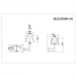 Светильник настенный Evoluce SLE105401-01 LAGORO
