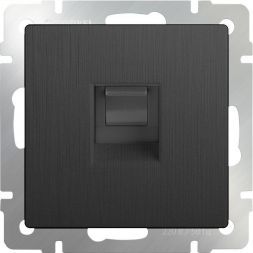 Розетка Ethernet RJ-45 Werkel W1181004 графит рифленый (WL04-RJ-45)