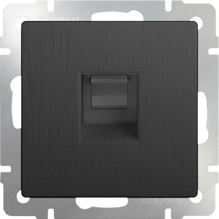 Розетка Ethernet RJ-45 Werkel W1181004 графит рифленый (WL04-RJ-45)
