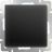 Кнопка звонка Werkel W1114508 черный матовый (WL08-04-01)