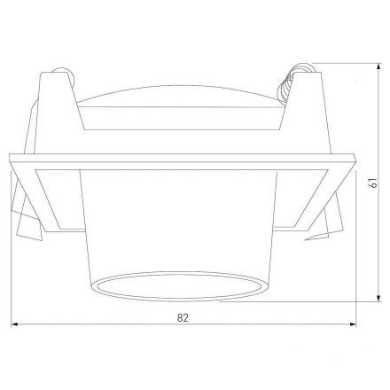 Потолочный светодиодный светильник Elektrostandard 25087/LED 8W 4000K белый
