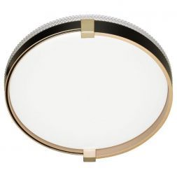 Настенно-потолочный светодиодный светильник Сонекс Pale Olidi Black 7647/CL