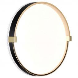 Настенно-потолочный светодиодный светильник Сонекс Pale Olidi Black 7647/CL