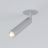 Diffe светильник встраиваемый серебряный 5W 4200K 25027/LED Elektrostandard
