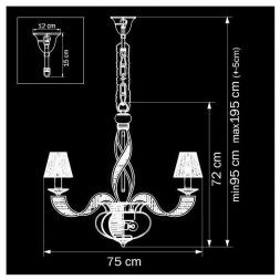Люстра подвесная Osgona 702104