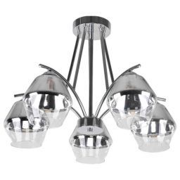 Люстра 13161/5CR CR+CL ЭкономСвет (EKONOMSVET 13161/5CR CR+CL) Люстра 13161/5CR CR+CL ЭкономСвет (EKONOMSVET 13161/5CR CR+CL)