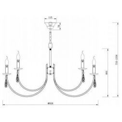 Подвесная люстра Freya Forte FR1006PL-12N