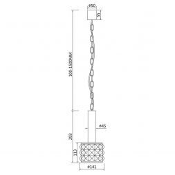 Подвесной светильник Maytoni Rock Me MOD027PL-01CH