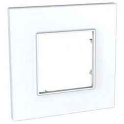Рамка 1-ая Schneider Electric Unica Quadro Белый MGU2.702.18