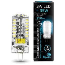 Лампа Gauss 207707203 LED G4 12V 3W 4100K