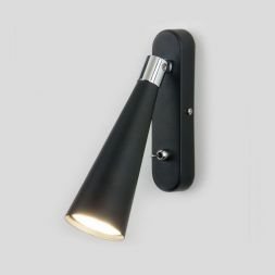 Настенный светильник Elektrostandard Horn GU10 SW черный (MRL 1010)