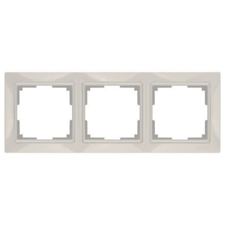 Рамка 3-местная Werkel W0032003 слоновая кость basic (WL03-Frame-03)