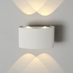 Уличный светильник Elektrostandard 1555 TECHNO LED TWINKY DOUBLE белый