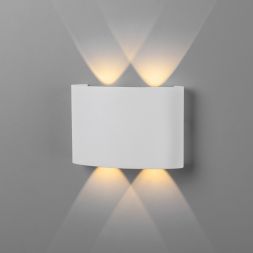 Уличный светильник Elektrostandard 1555 TECHNO LED TWINKY DOUBLE белый